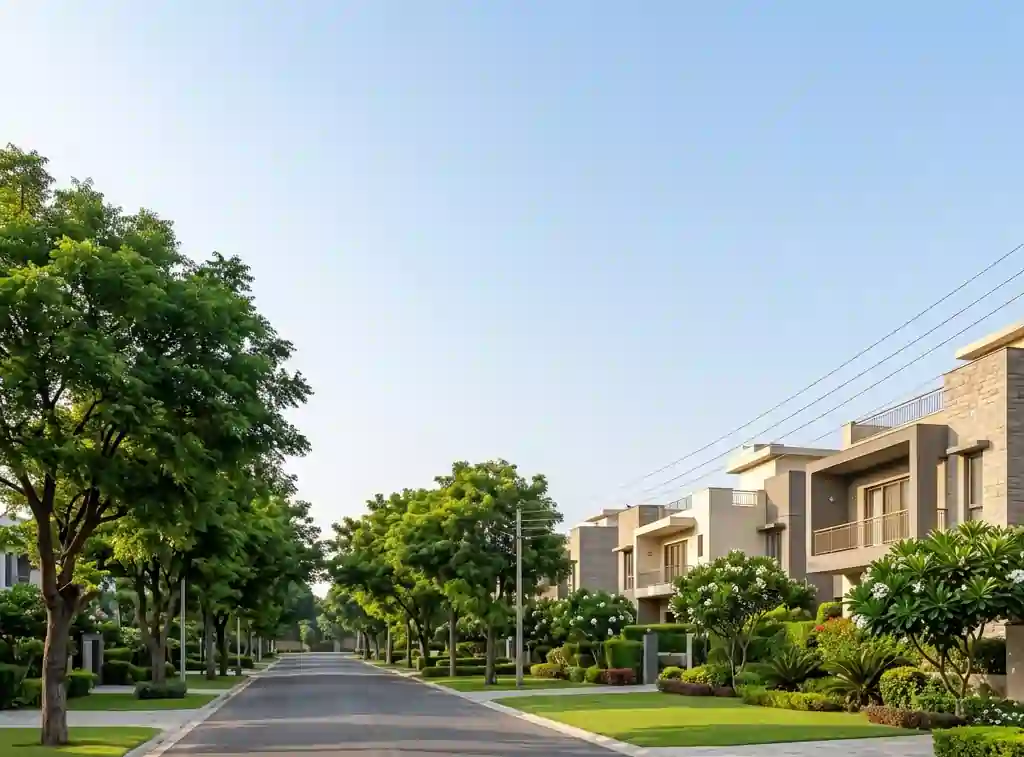 Green, low-density surroundings near independent floors in Sector 67A