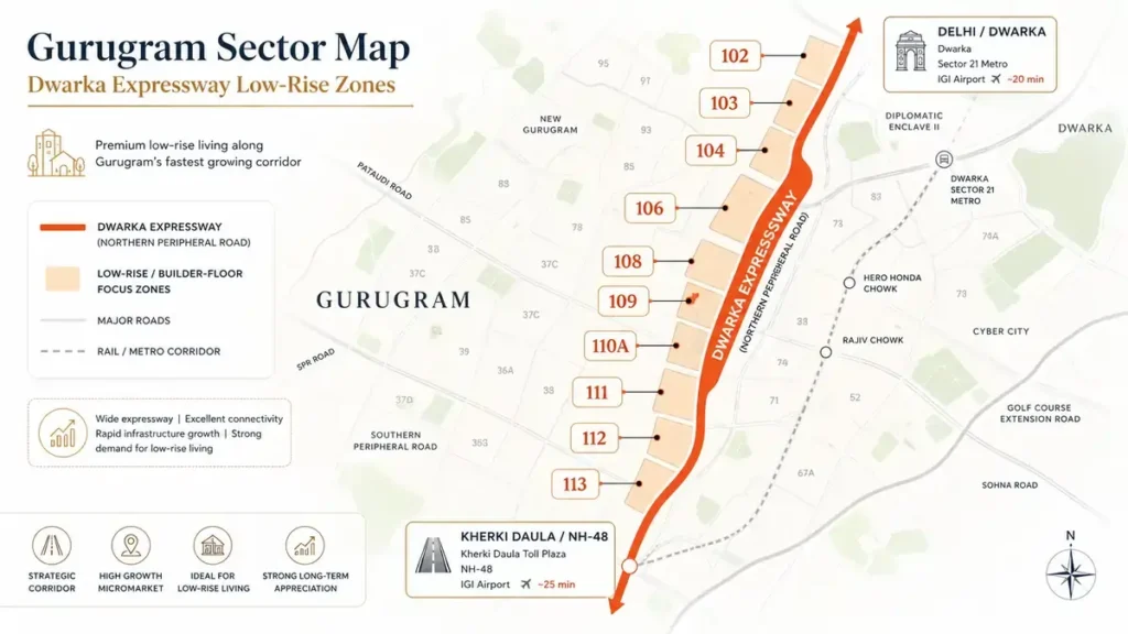 Gurugram Sectors Map