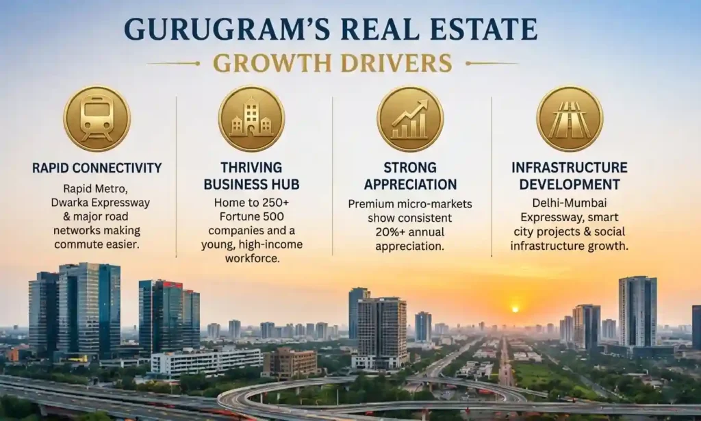 Gurugram Real Estate Growth Market : luxury independent Floors in gurugram