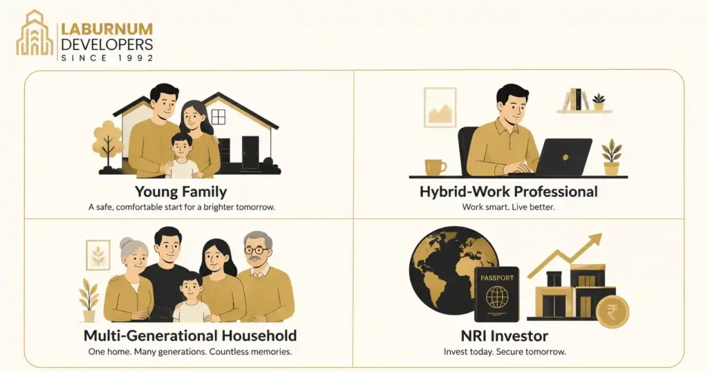 Families are Live in 3 Bhk Apartment in gurgaon