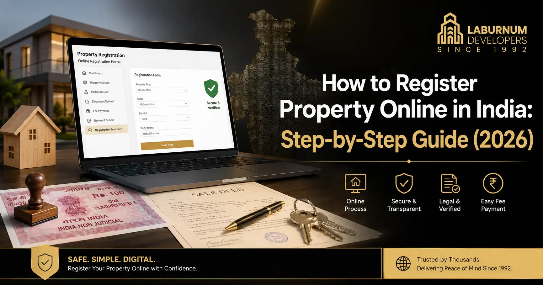 How to register property online in India