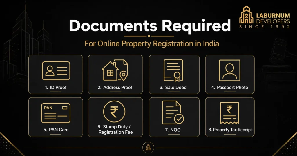 Online Property Register :Documents Required