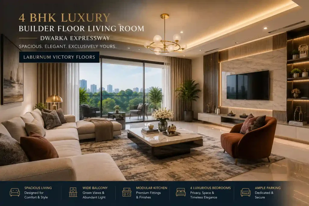 4BHK Luxury Builder Floor on Dwarka Expressway