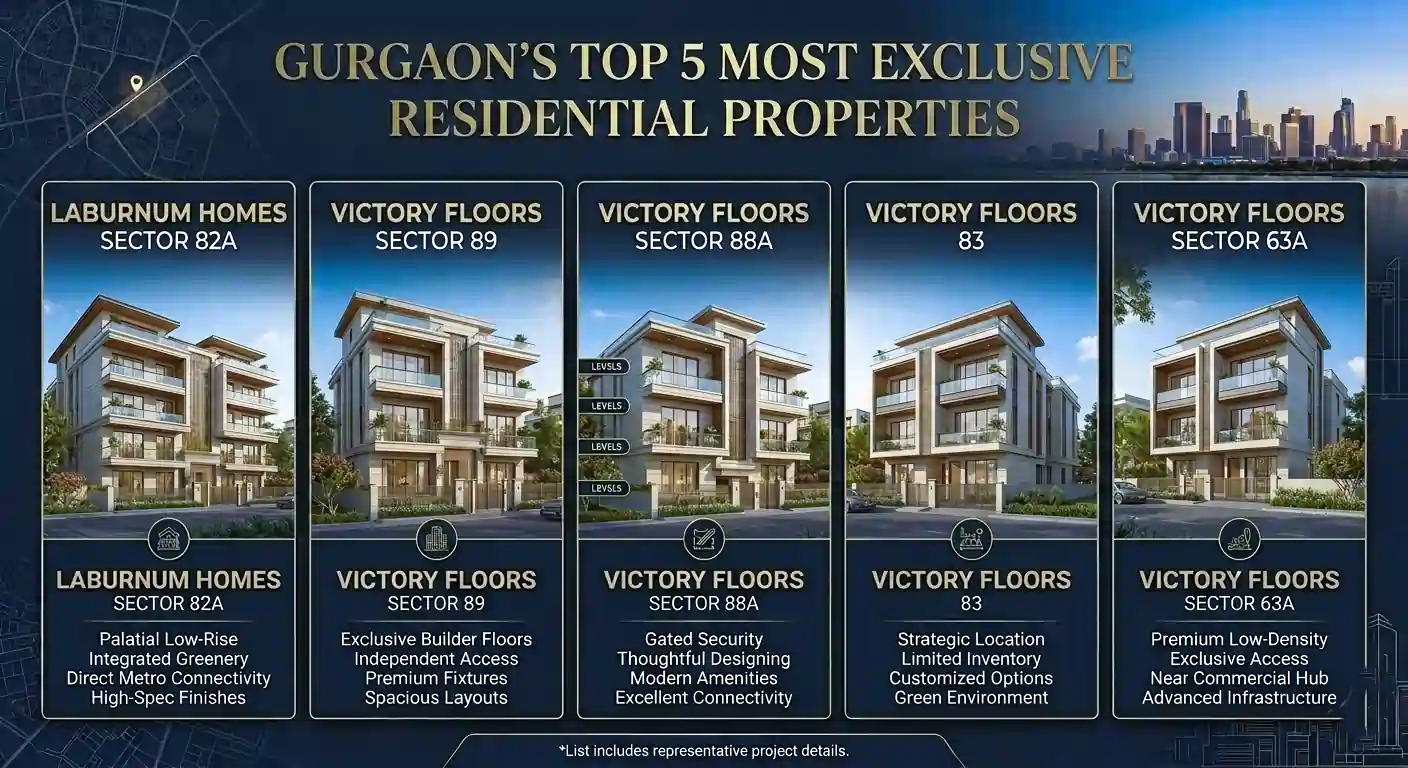 Gurgaon's Top 5 Most Exclusive Residential Properties