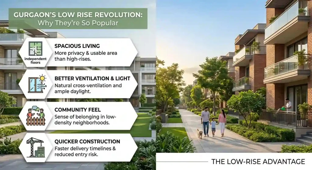 Why Low Rise Residences Gurgaon are Getting a Lot of Popularity.