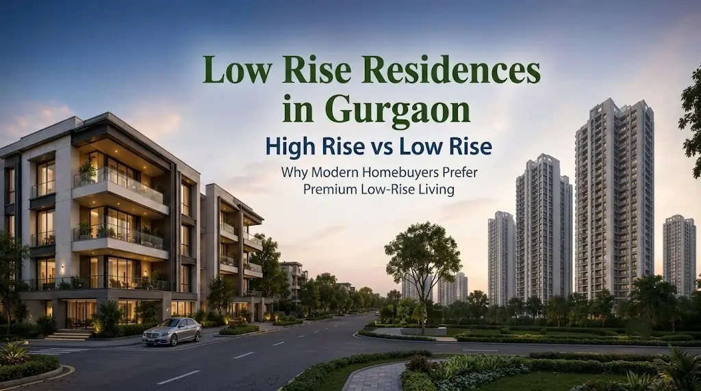 Low rise residence in Gurgaon : High rise vs Low-Rise