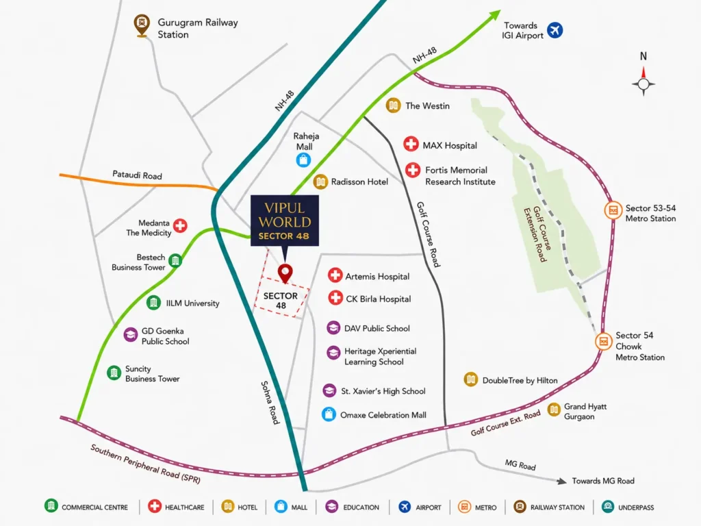 Location Layout sector 48