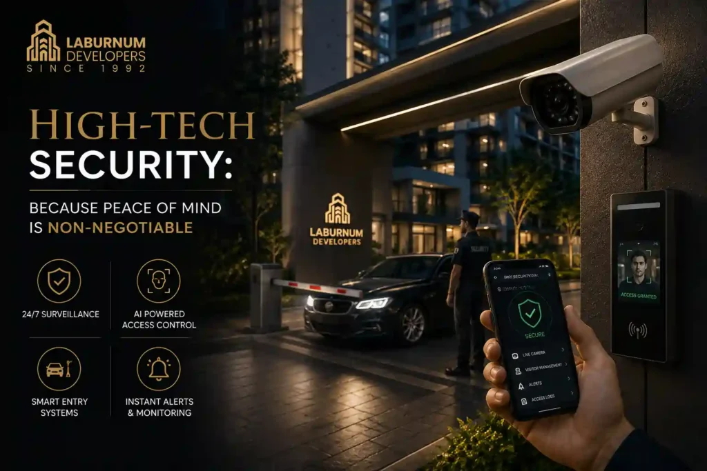 Luxury apartments in Gurgoan : High tech Security 