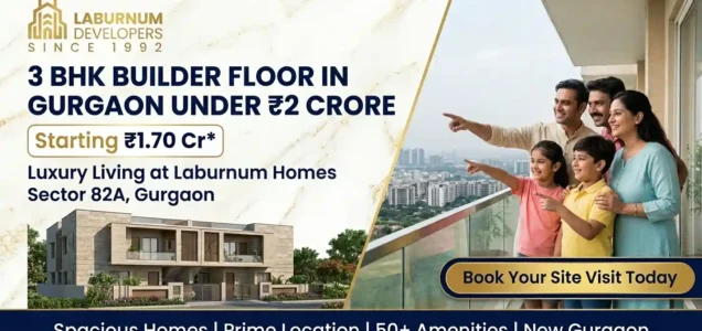 3 Bhk Builder Floor in Gurgaon under 2 Crores