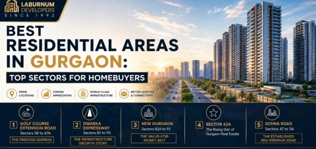 Best residential areas in Gurgaon Top Sectors in Gurgaon