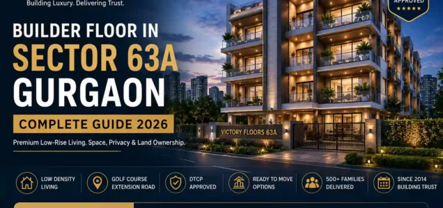 builder floor sector 63A Gurgaon - Victory Floors by Laburnum Developers