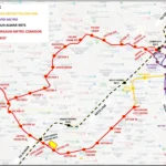 Gurgaon Metro Key Plan