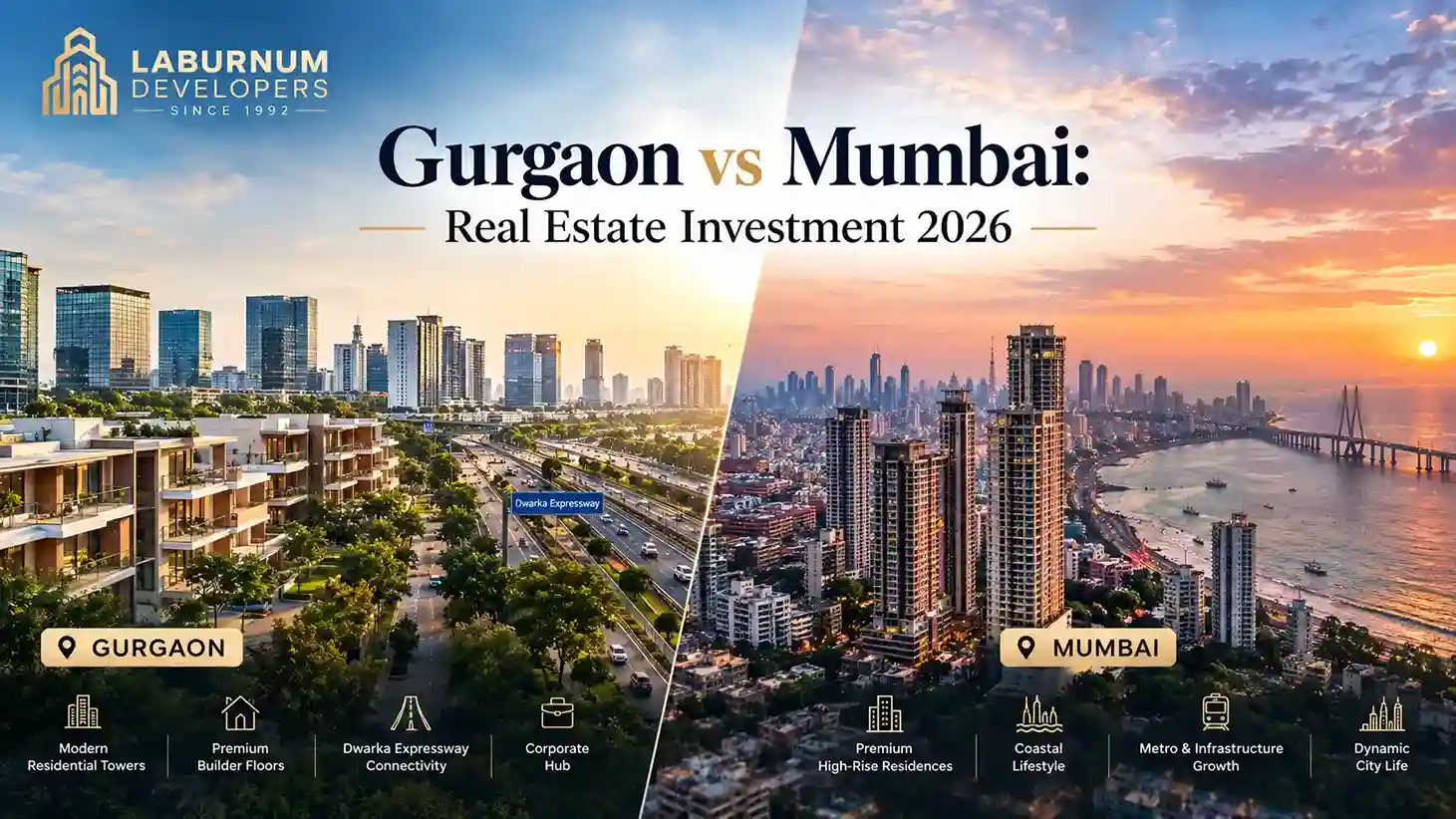 Gurgaon vs Mumbai Real Estate Investment 2026