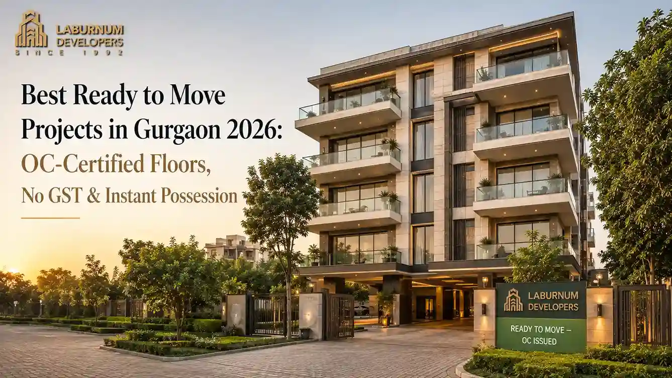 best ready to move projects in Gurgaon 2026, OC-certified luxury builder floor Victory Floors Sector 63A