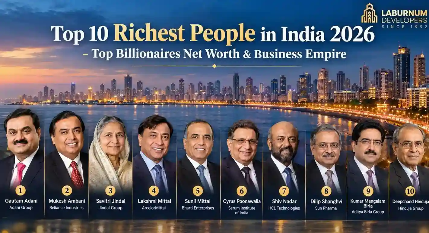 Top 10 Richest People in India 2026